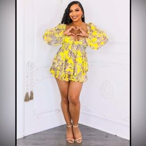 26. Sunny Dreams Ruffle Romper